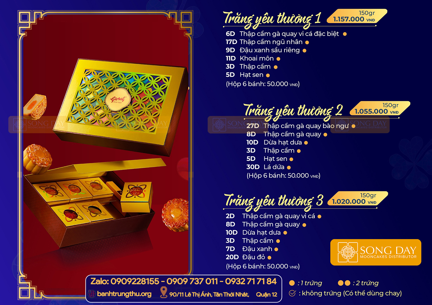 com bô hộp trung thu givral 6 bánh
