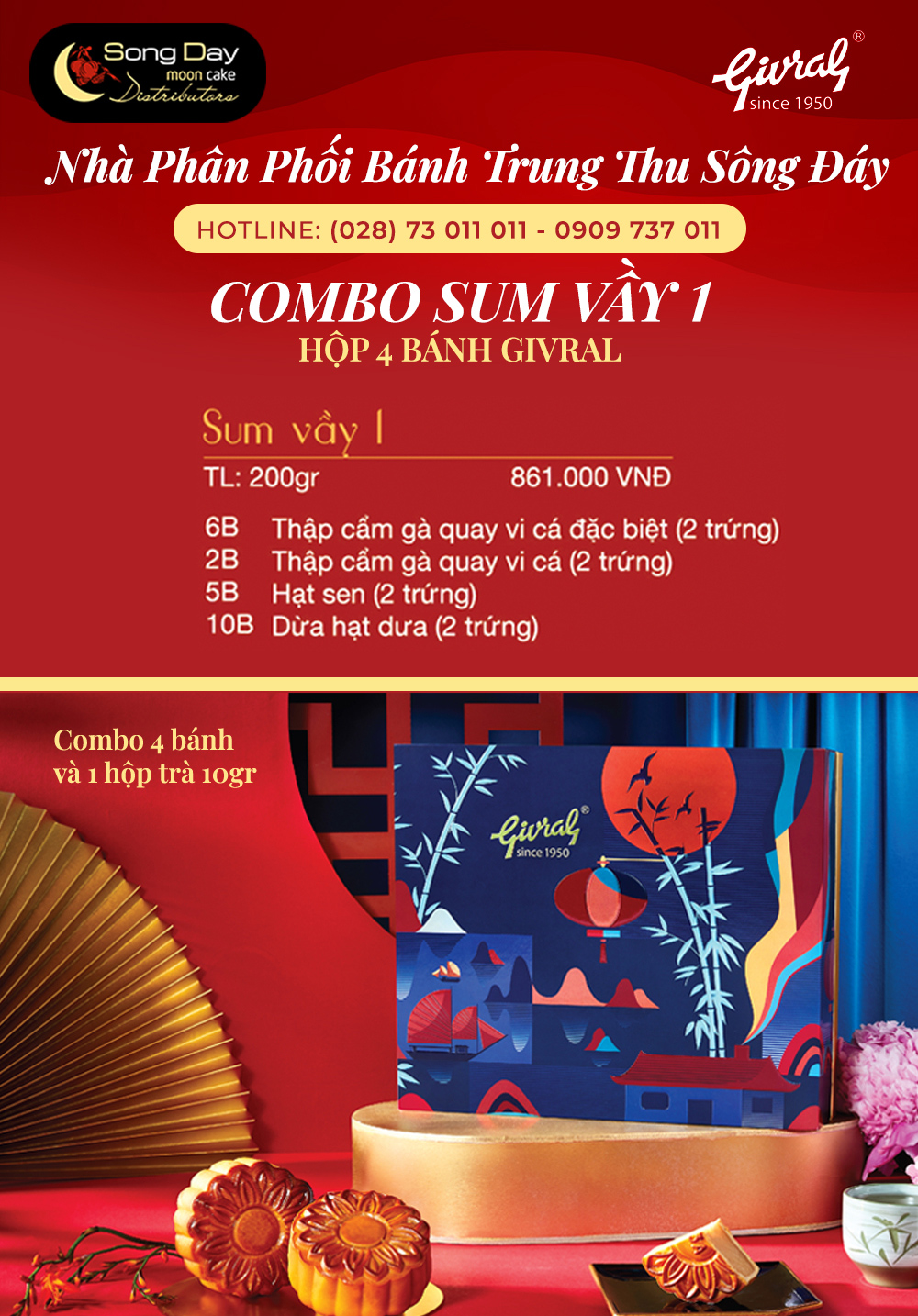 Combo Givral Sum Vầy 1