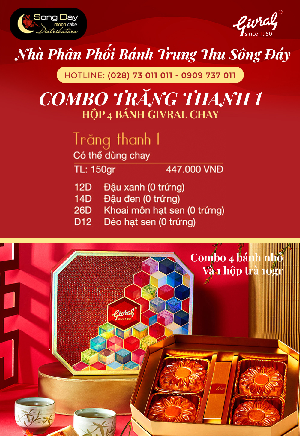 combo givral chay trăng thanh 1