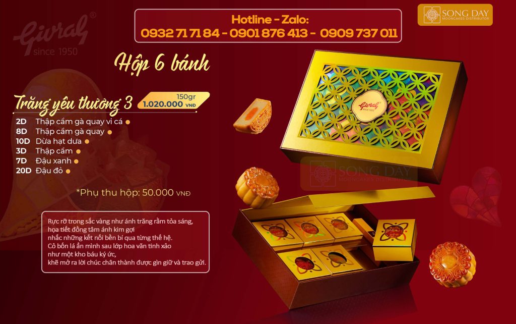 combo trung thu givral trăng yêu thương 3