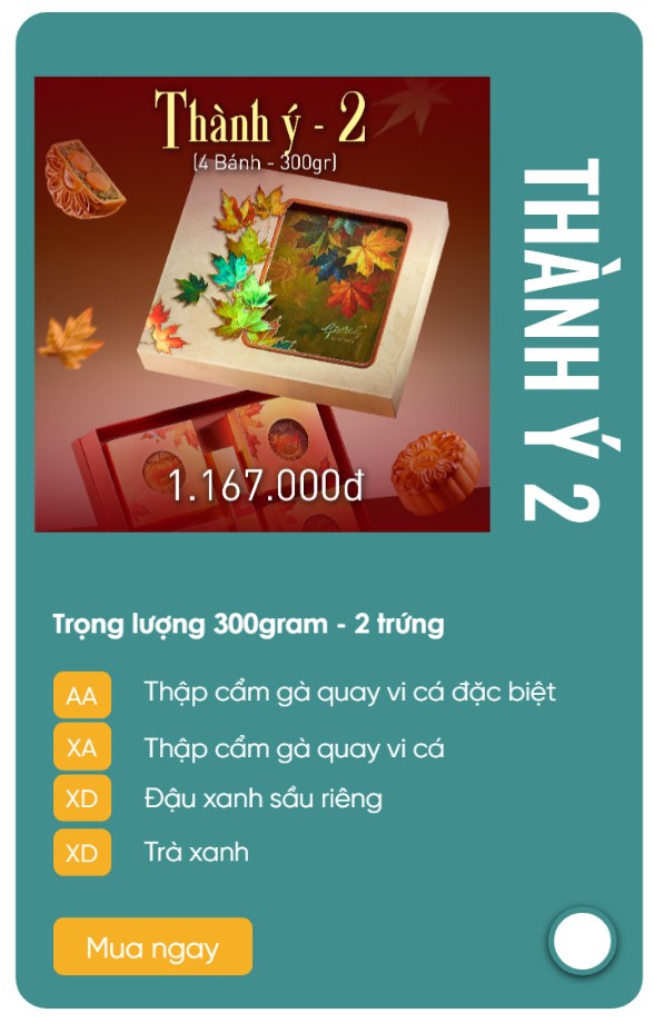 Combo Givral Thành Ý 2 – 4 bánh 300Gr (GTY2)