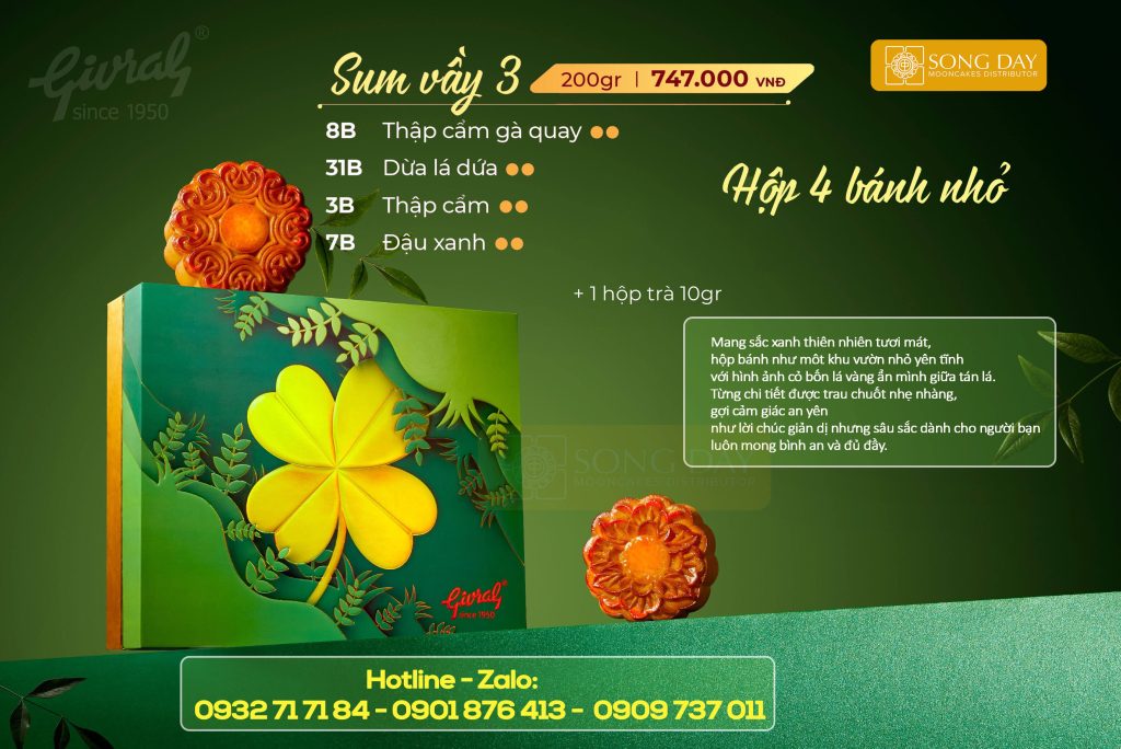 combo bánh trung thu sum vầy 3