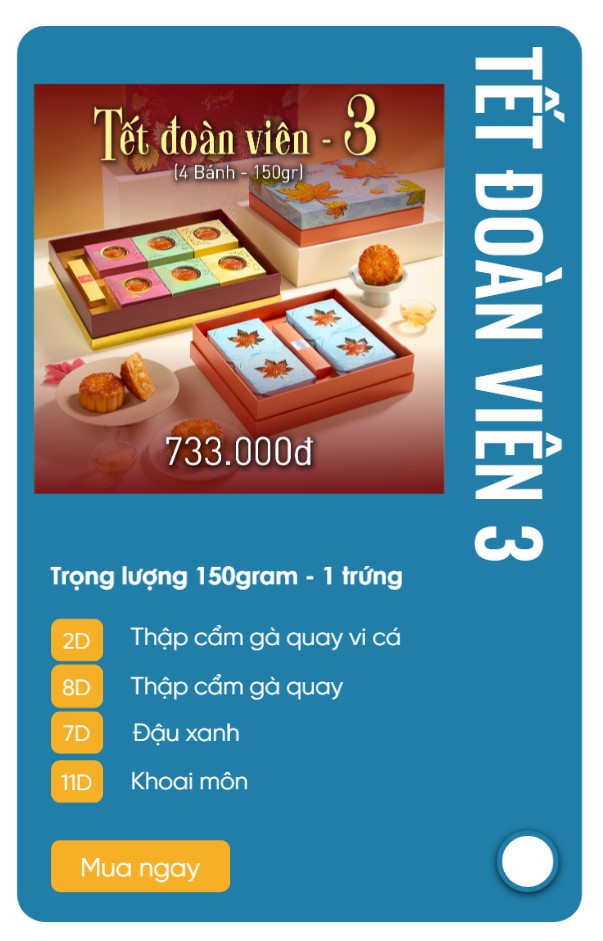 Combo Givral Tết Đoàn Viên 3 (GTDV3)