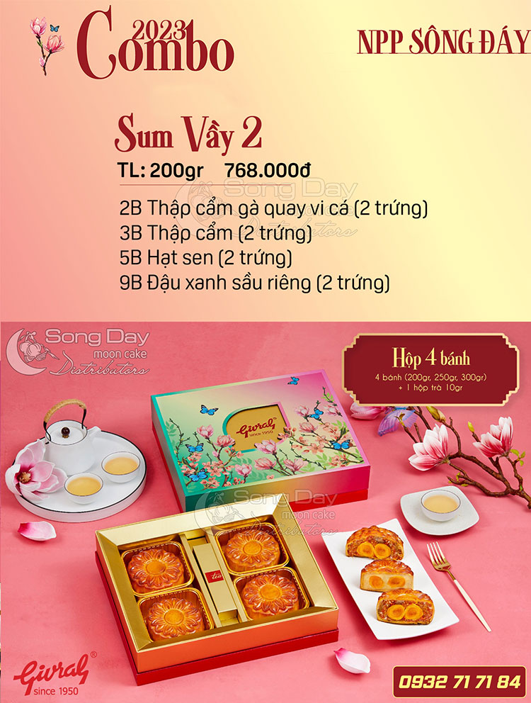 giá Combo Givral sum vầy 2