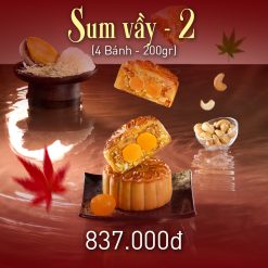 Combo Givral Sum Vầy 2 – 4 bánh 200Gr (GSV2)