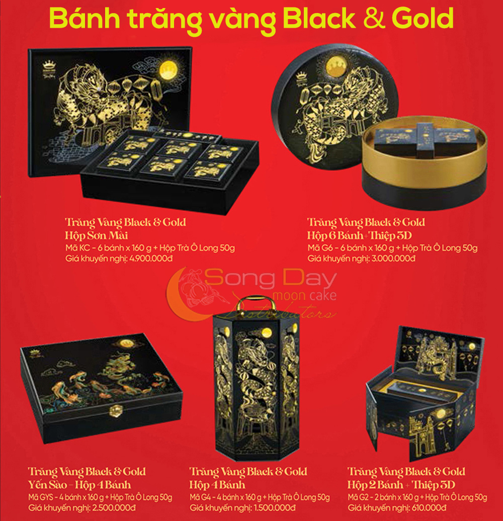 giá bánh Kinh Đô Trăng Vàng Black & Gold