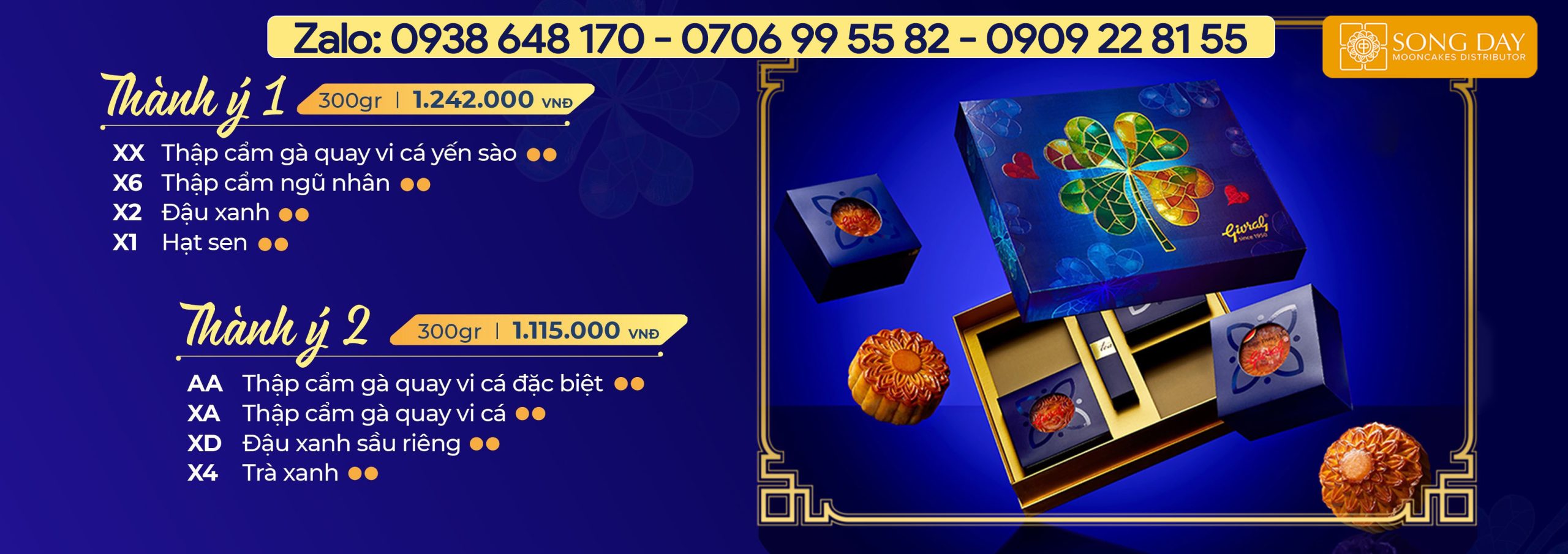 combo bánh trng thu givral thành ý