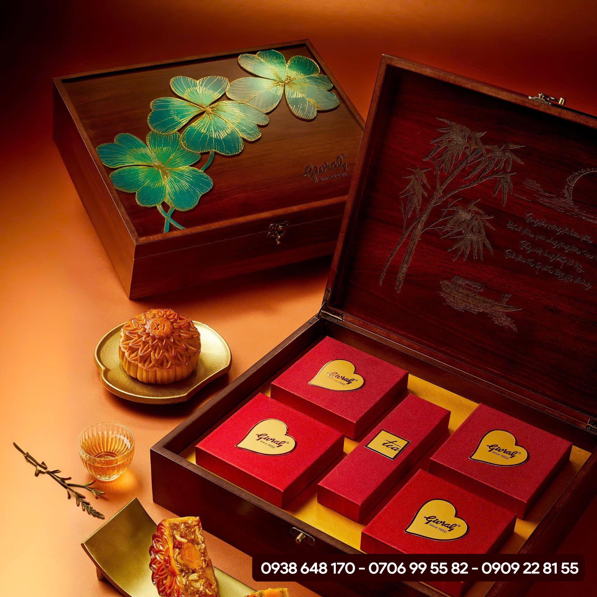 hộp bánh trung thu givral đặt biệt