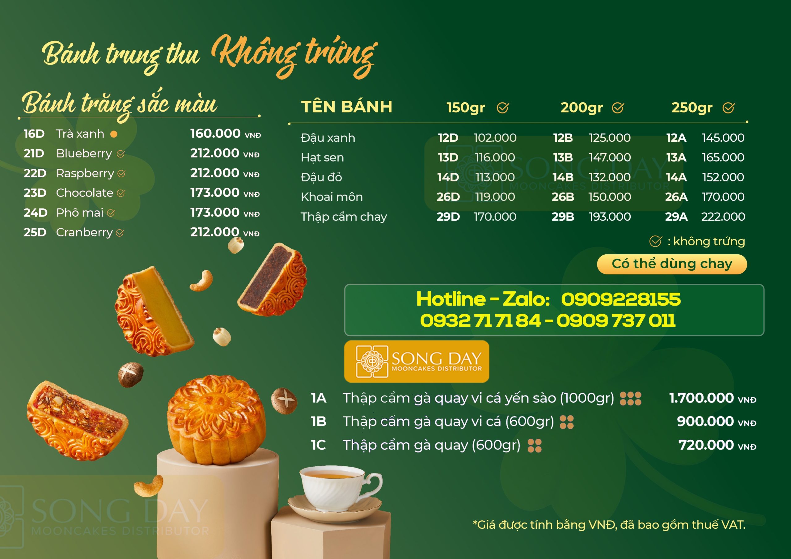bánh trung thu không trứng
